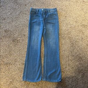 Blue Flared Jeans